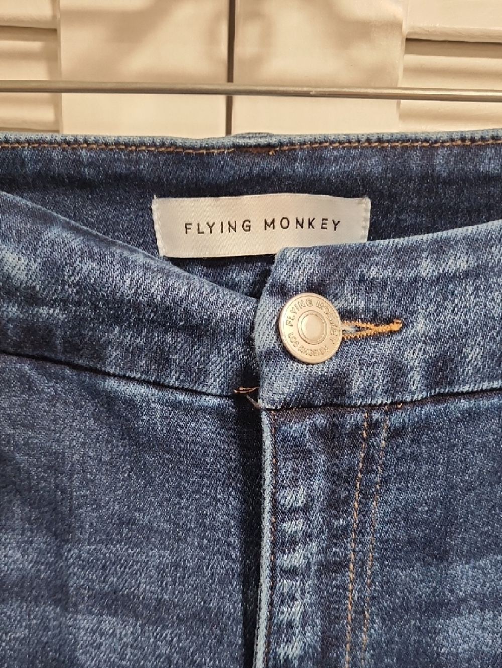 Flying Monkey Dark Blue Denim Jeans - Picture 2 of 8